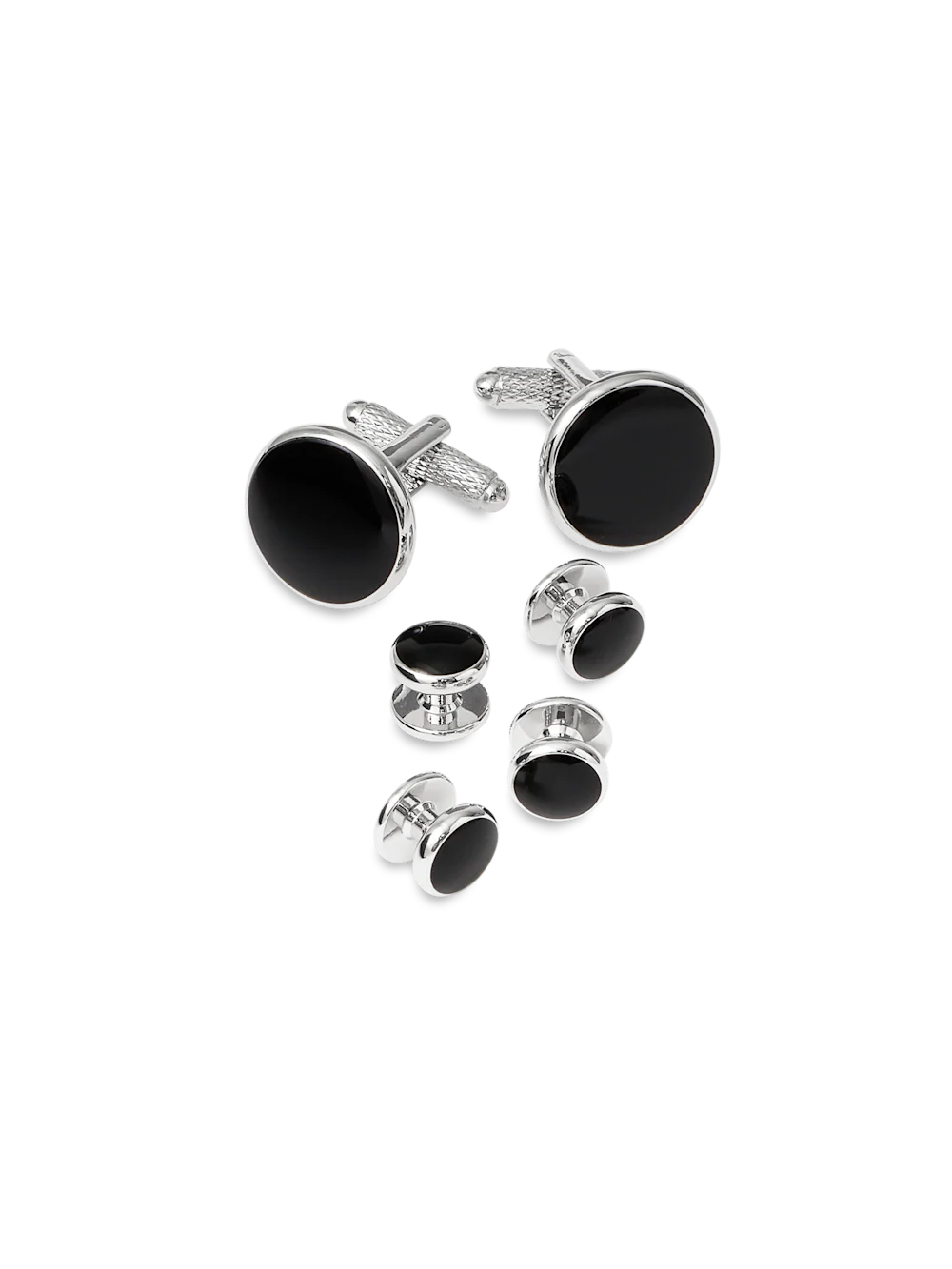 Black Onyx Stud Set - Black