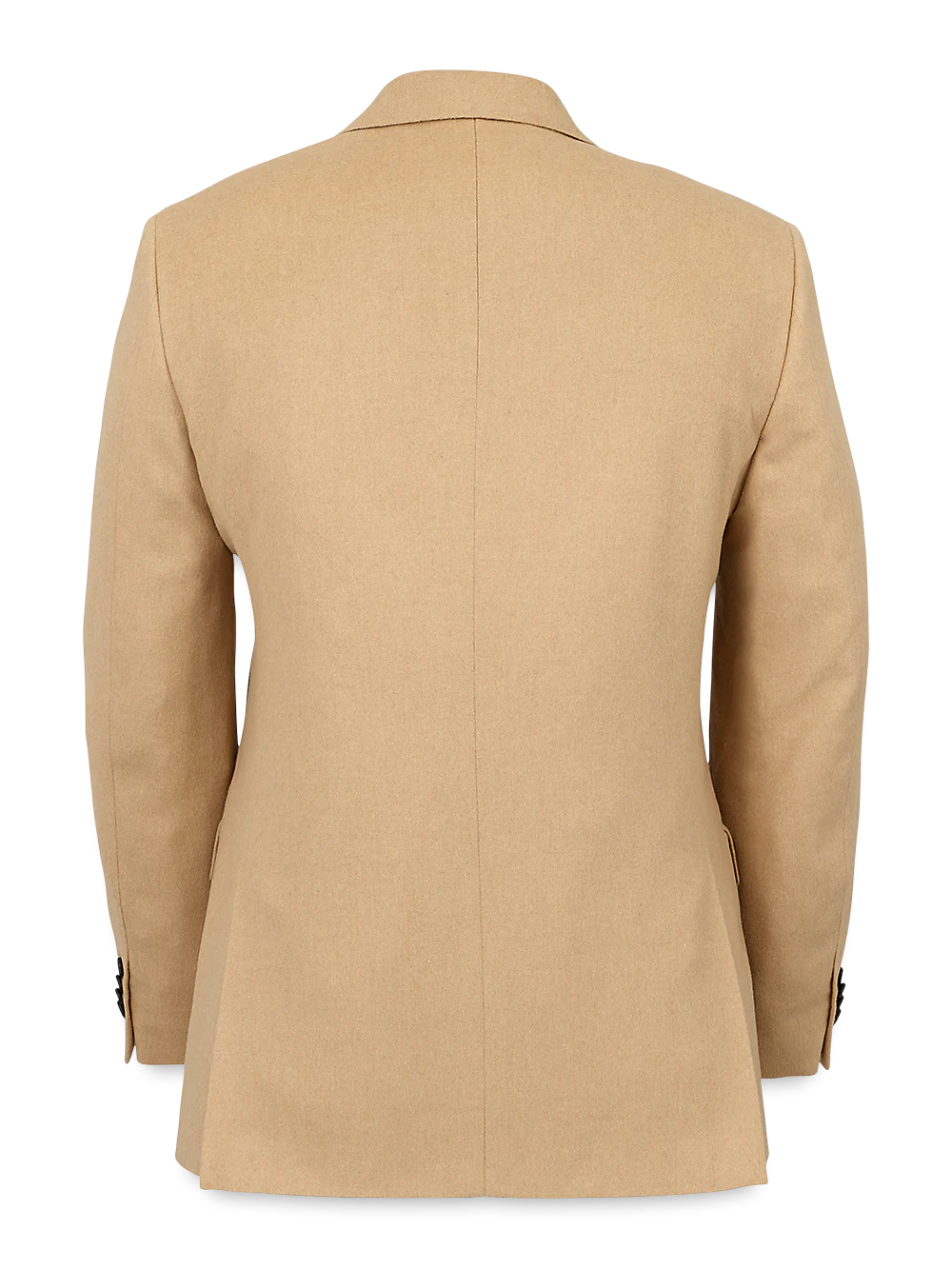 Camel Hair Single Breasted Peak Lapel Sport Coat - Camel - Image 4