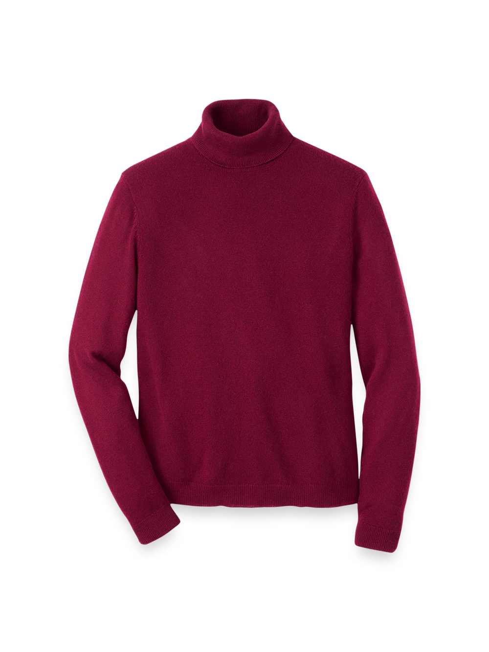 Cashmere Turtleneck Sweater - Burgundy