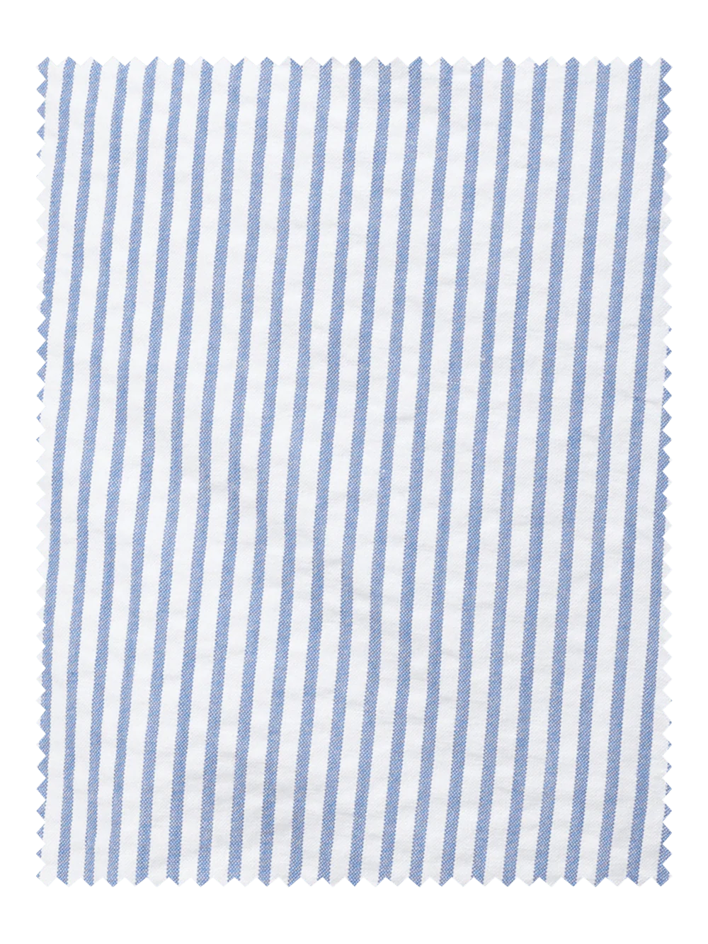 Cotton Seersucker Shorts - Blue Stripe - Image 6
