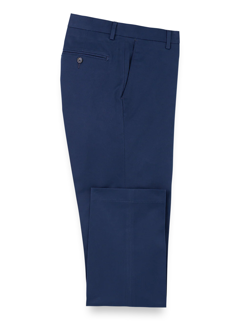 Cotton Stretch Twill Pants - Bright Navy