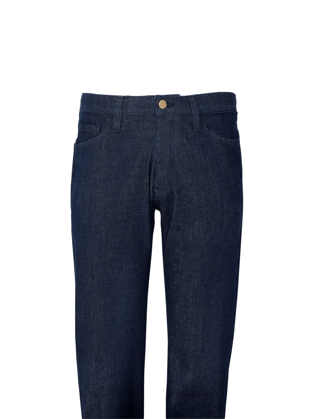 Denim Five Pocket Pants - Dark Blue - Image 2