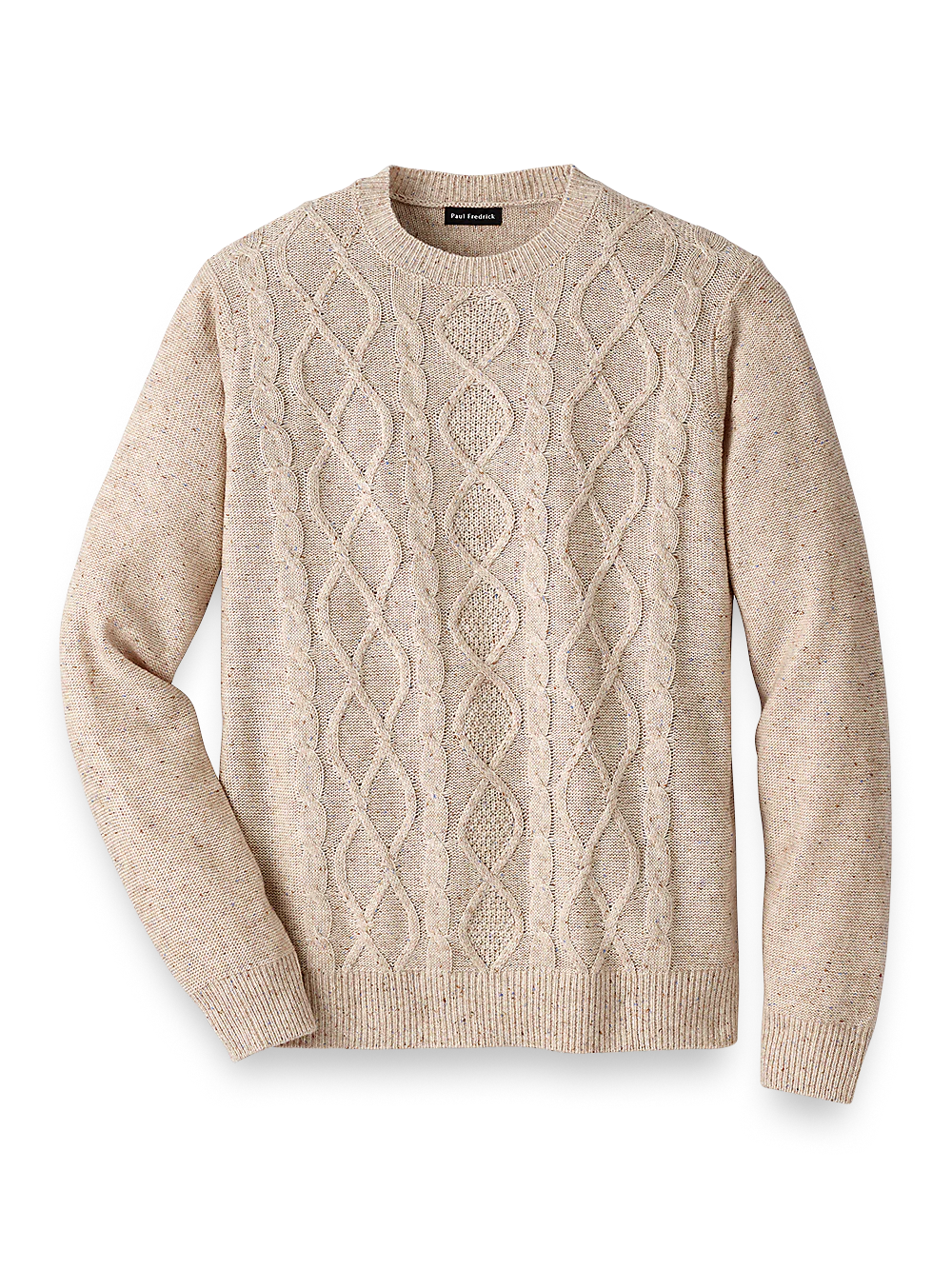 DONEGAL CREW NECK SWEATER - Ecru