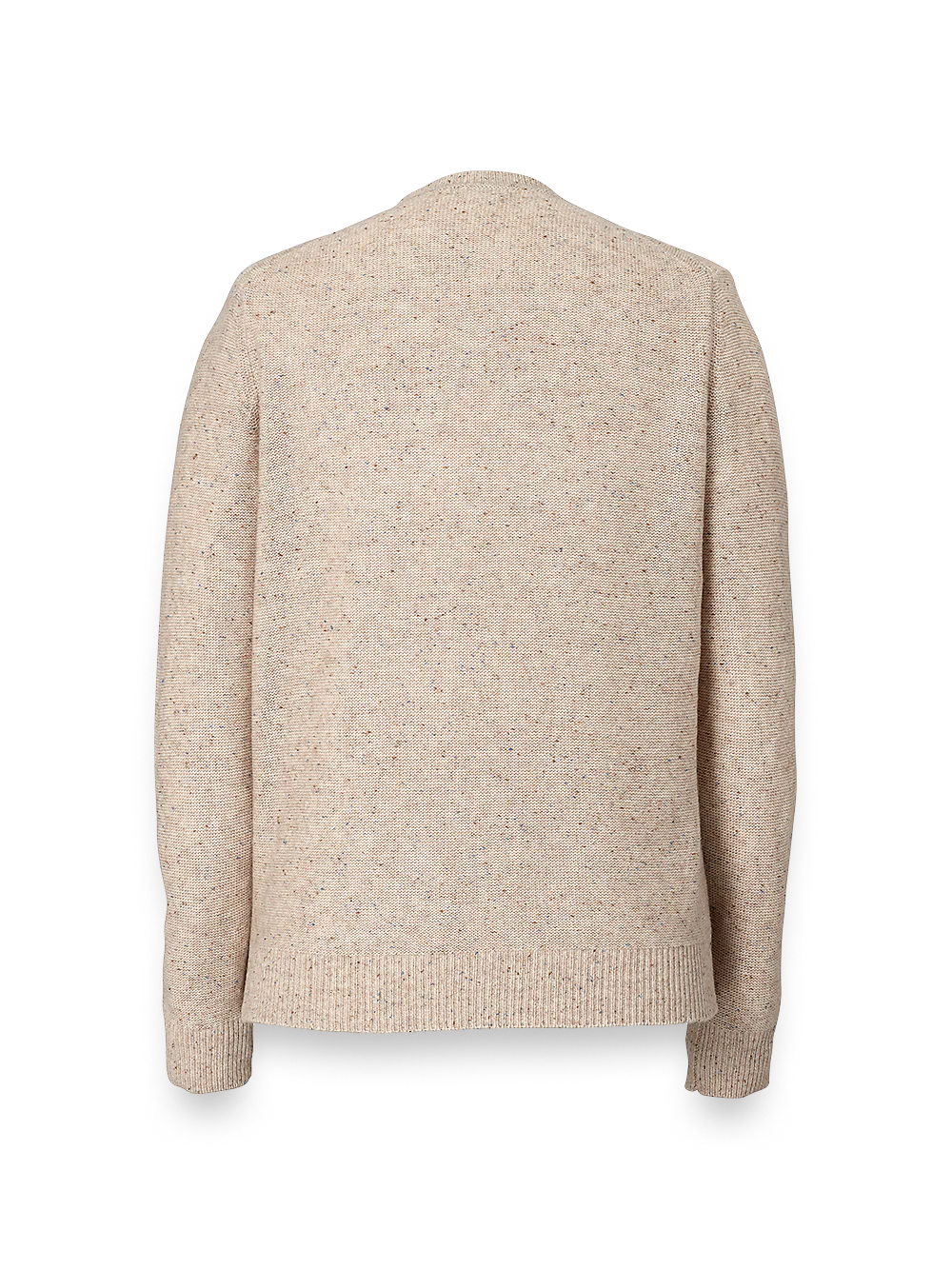 DONEGAL CREW NECK SWEATER - Ecru - Image 3