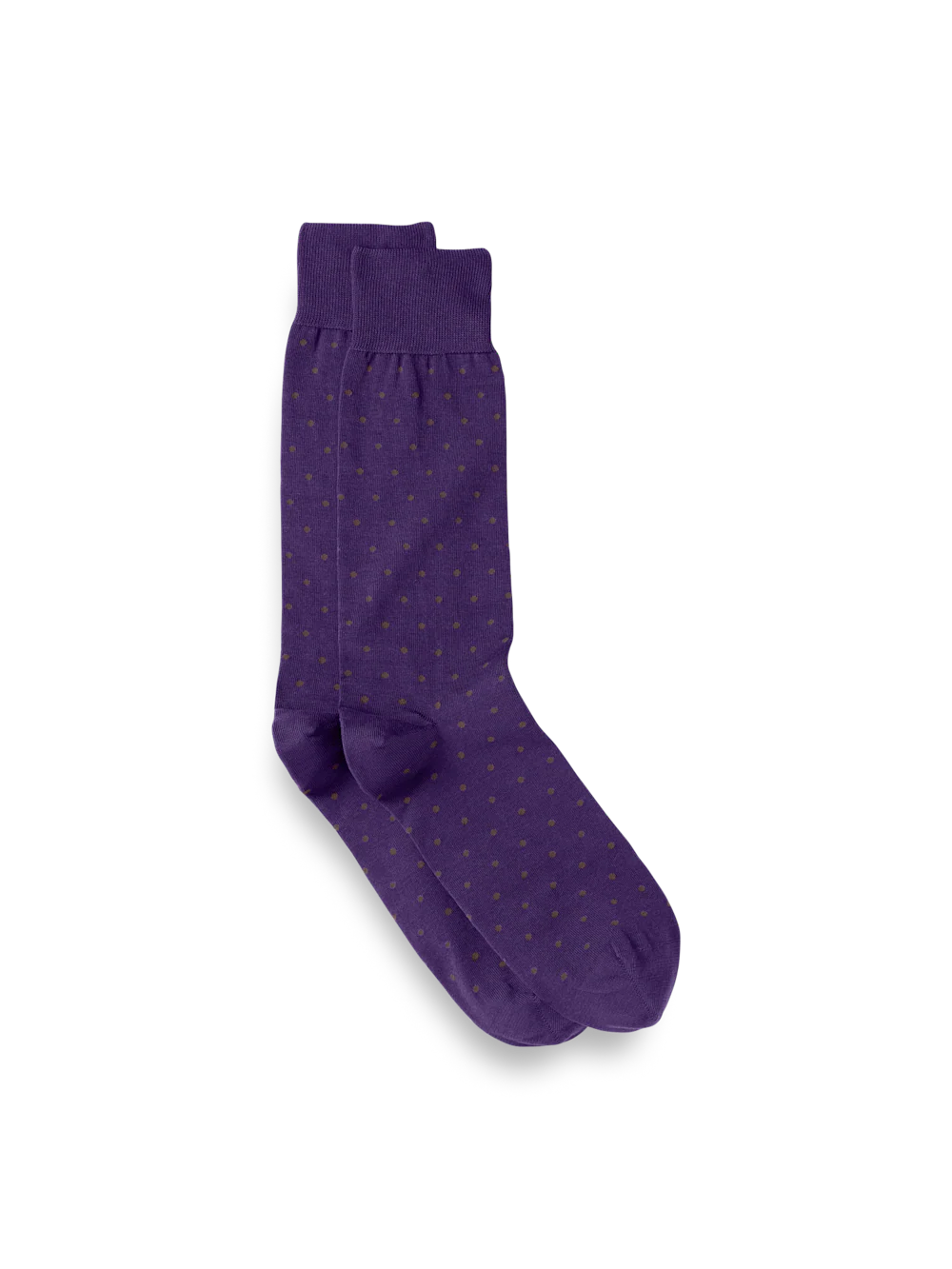 Dot Cotton Blend Sock - Purple Multi