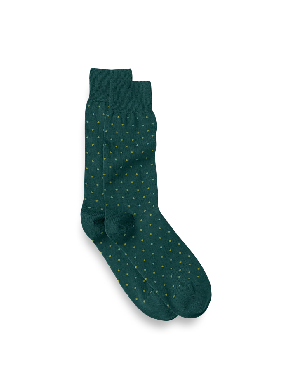 Dot Cotton Blend Sock - Green Multi