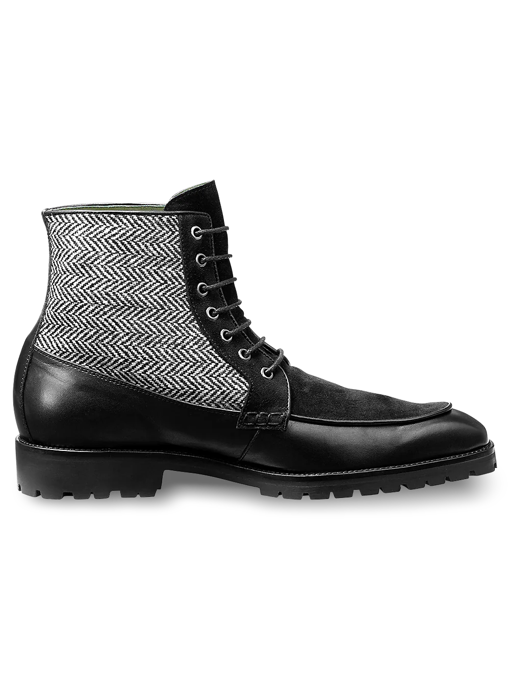 Duncan Lace Up Boot - Black - Image 2