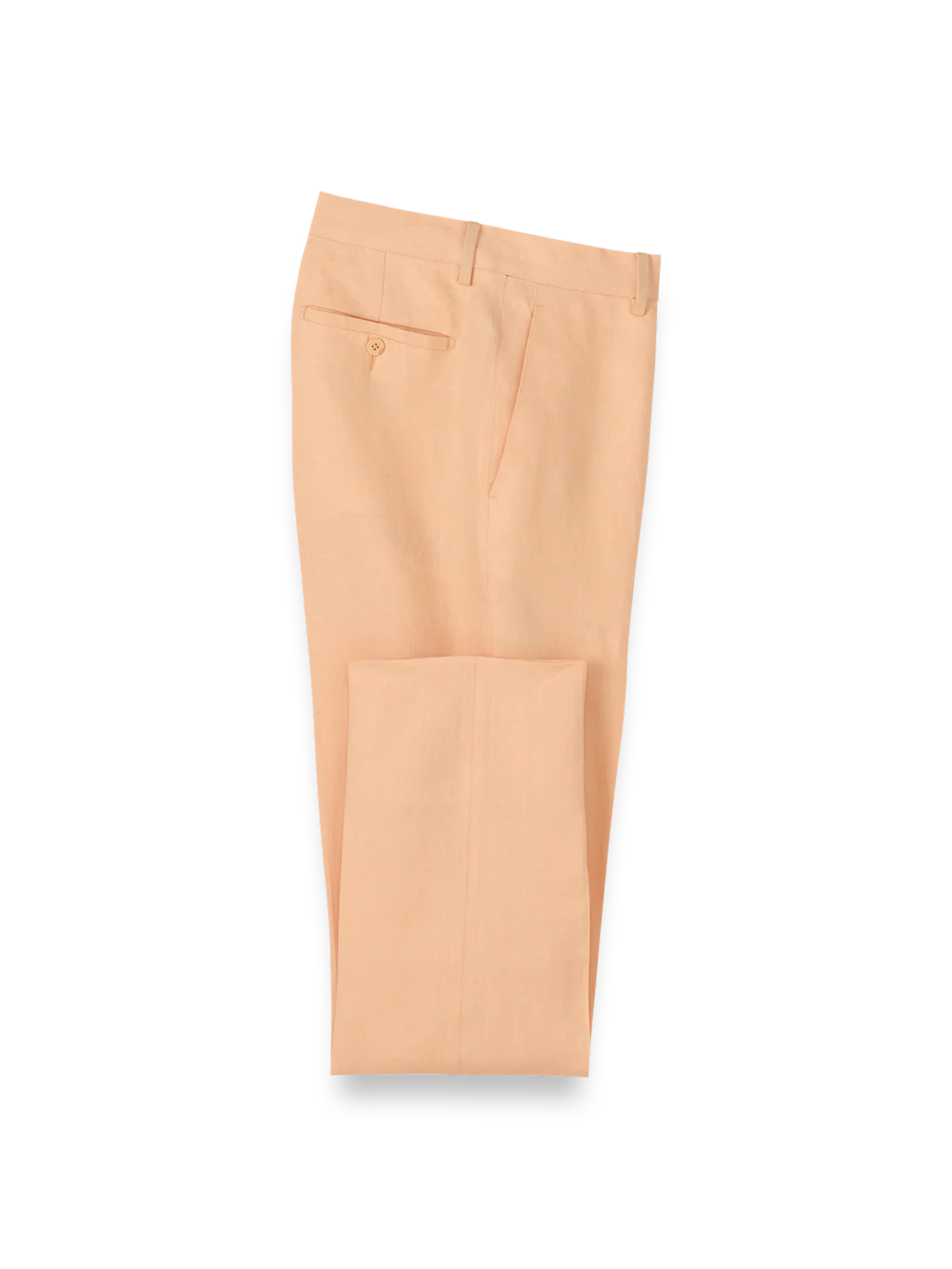 Linen Chambray Twill Pants - Apricot