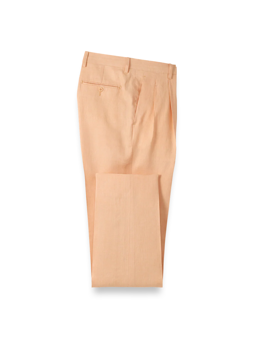 Linen Chambray Twill Pants - Apricot - Image 4