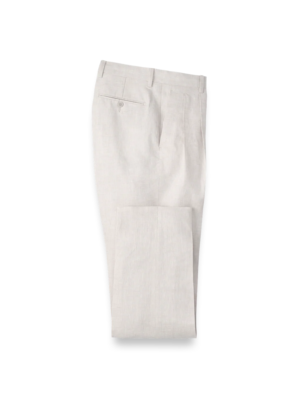 Linen Chambray Twill Pants - Ivory - Image 2