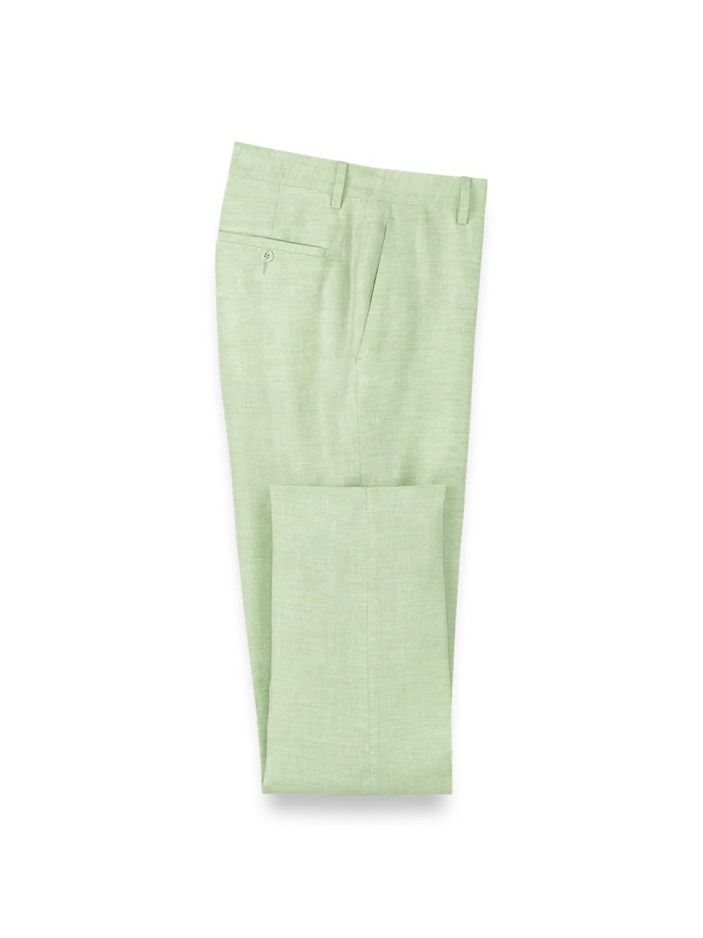 Linen Chambray Twill Pants - Mint