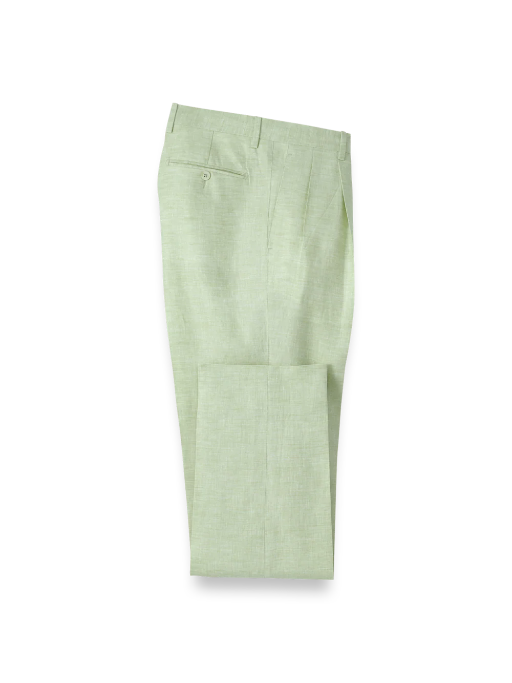 Linen Chambray Twill Pants - Mint - Image 4