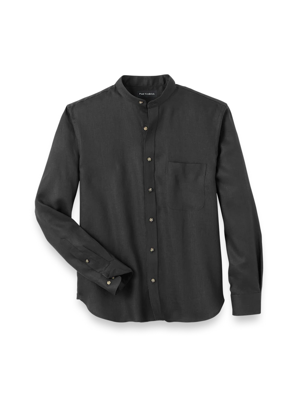 Linen Solid Casual Shirt - Black