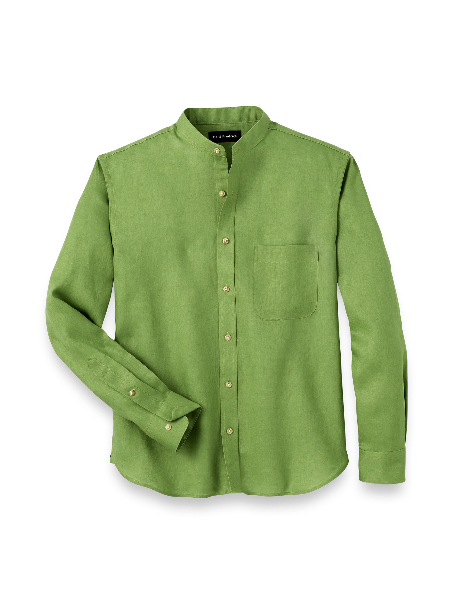 Linen Solid Casual Shirt - Green