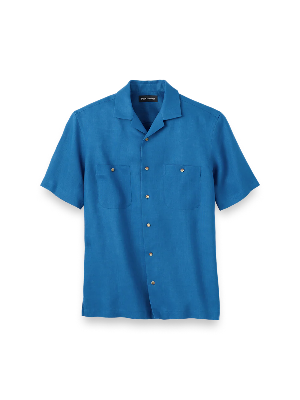 Linen Solid Casual Shirt - Dark Blue