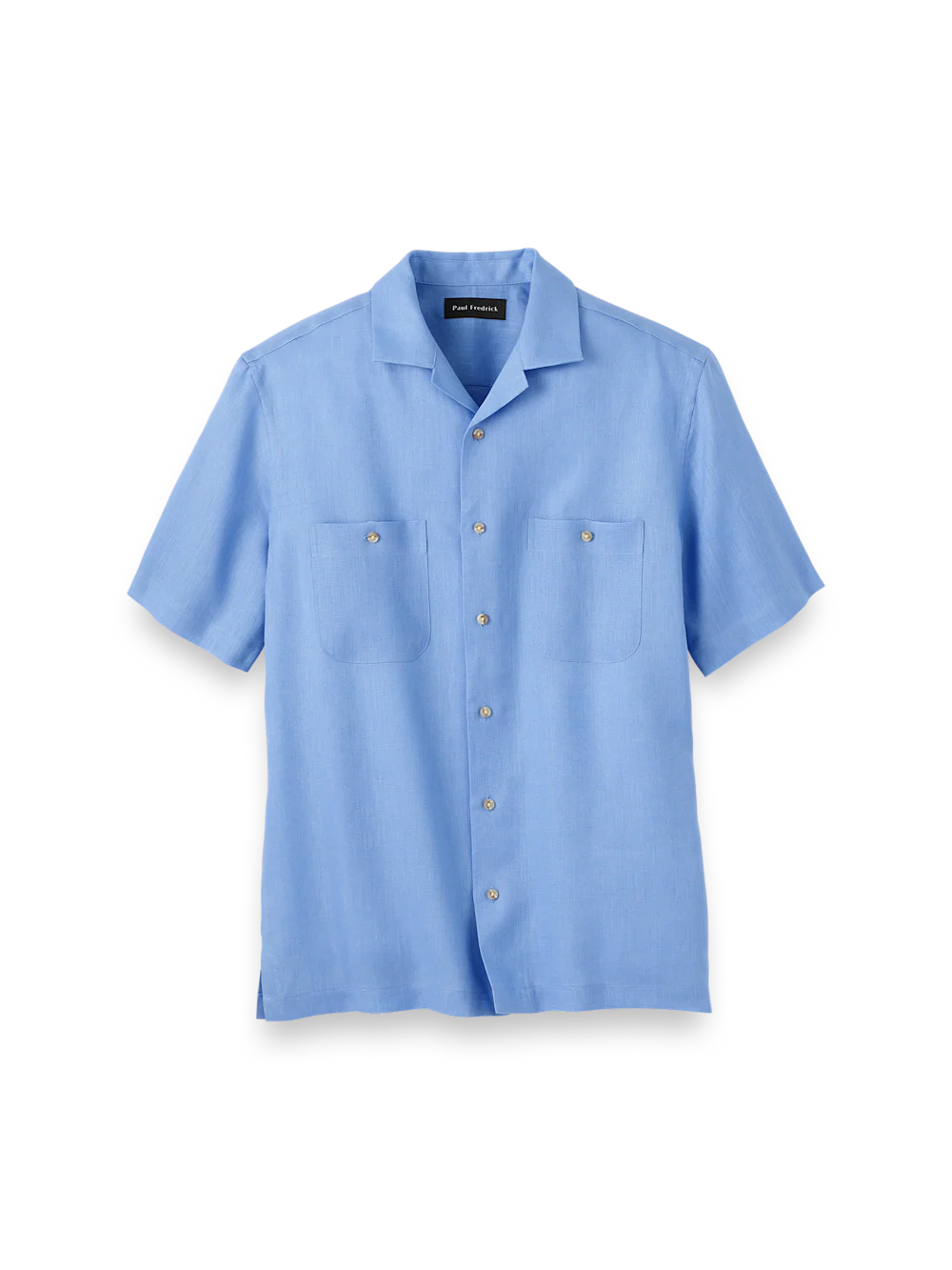 Linen Solid Casual Shirt - Light Blue