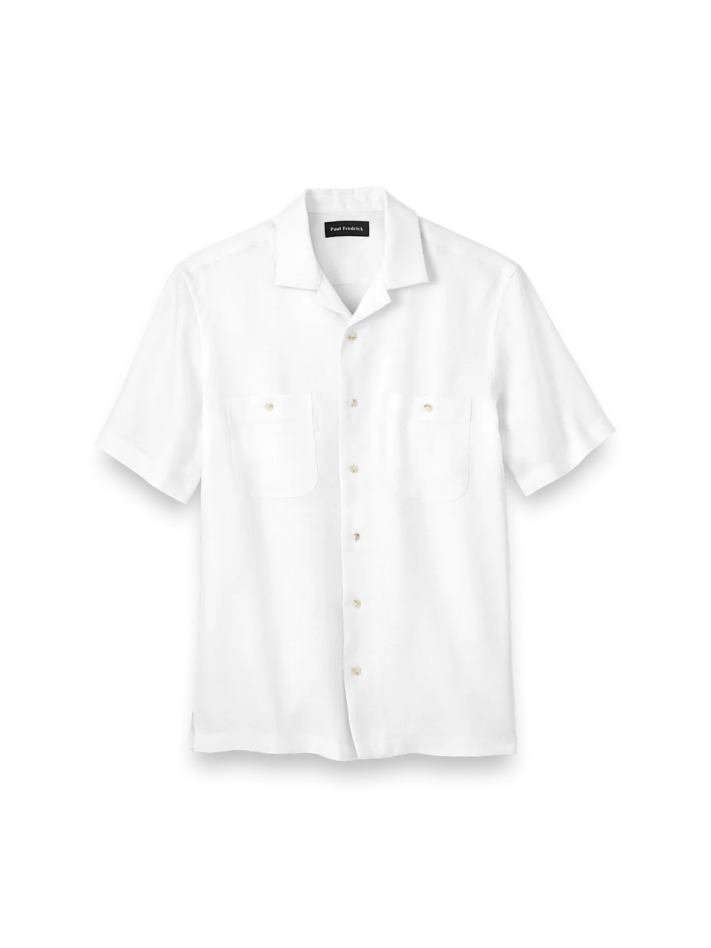 Linen Solid Casual Shirt - White
