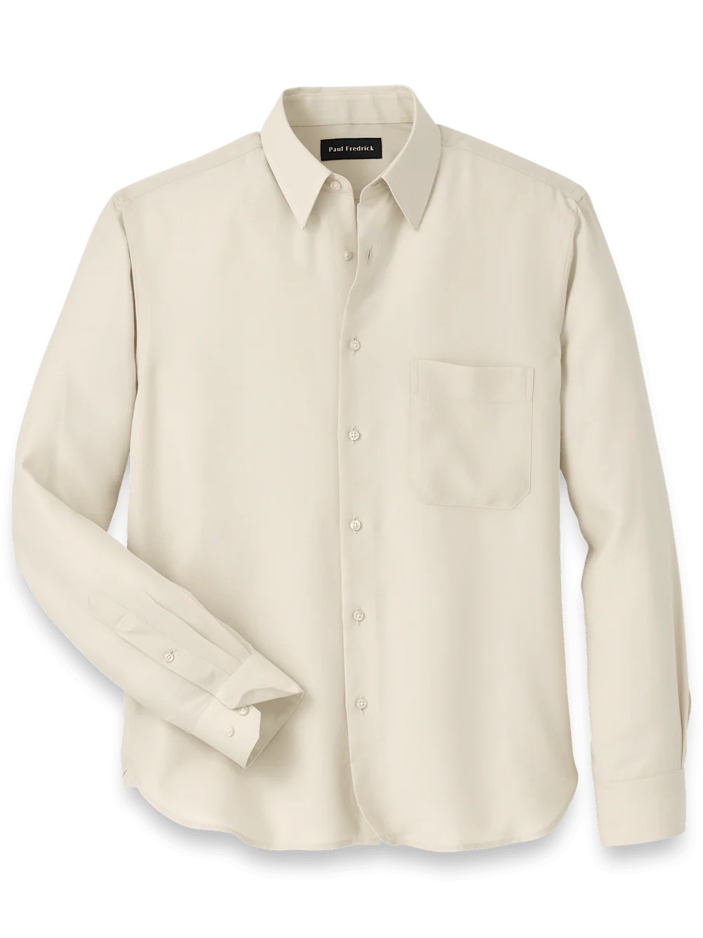 Lyocell Solid Casual Shirt - Ivory