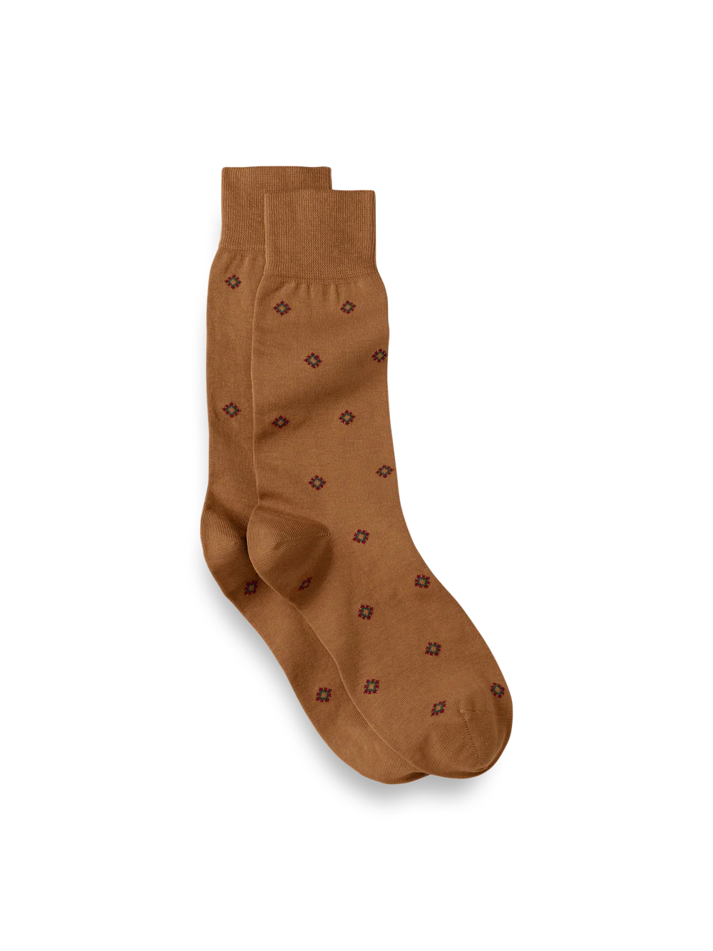Medallion Cotton Blend Sock - Bronze