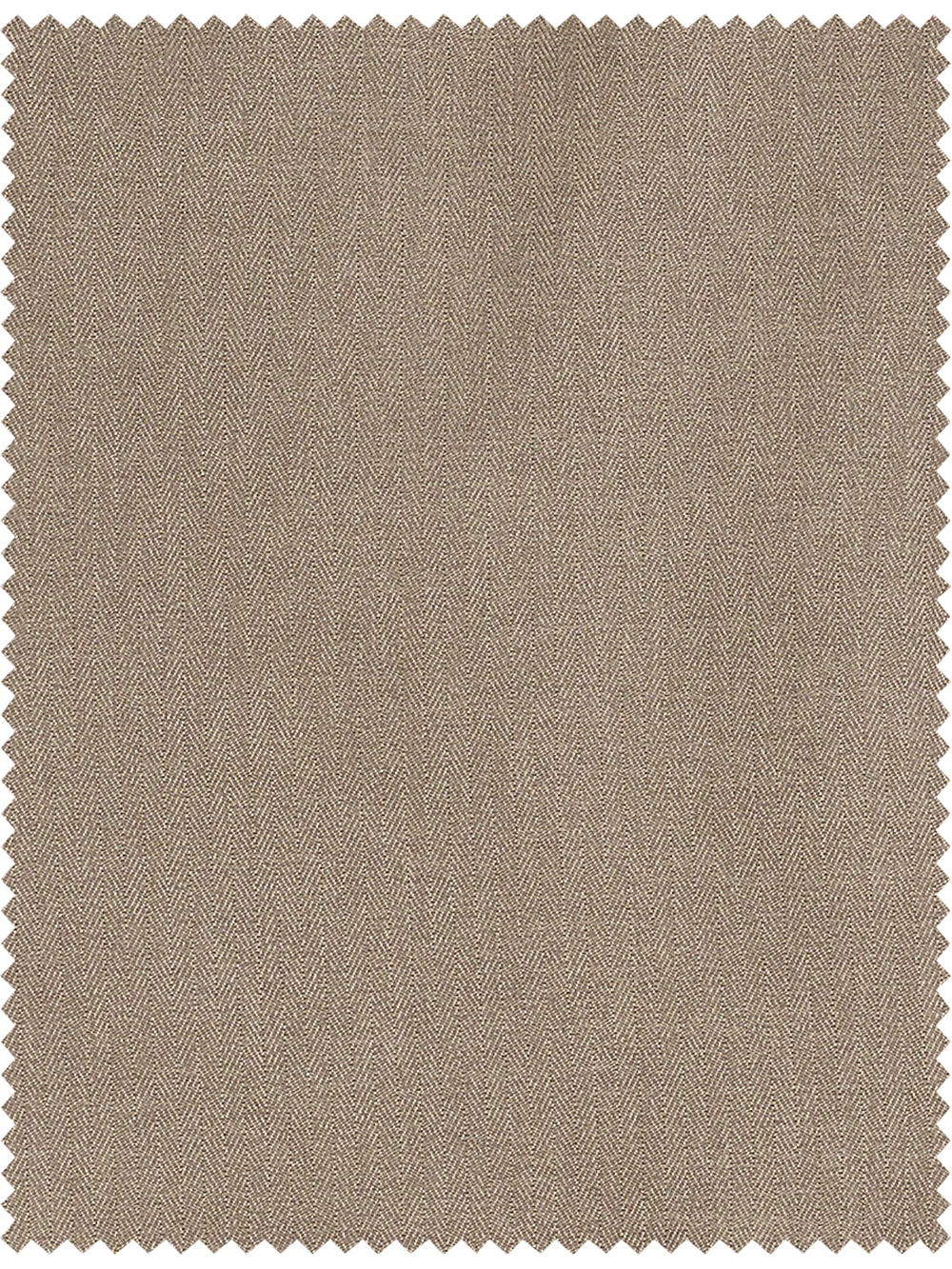 Microfiber Herringbone Flat Front Pants - Grey - Image 3
