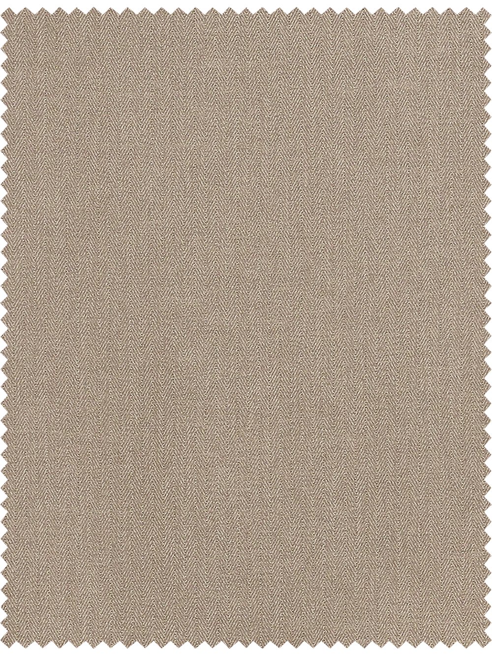 Microfiber Herringbone Pleated Pants - Tan - Image 3