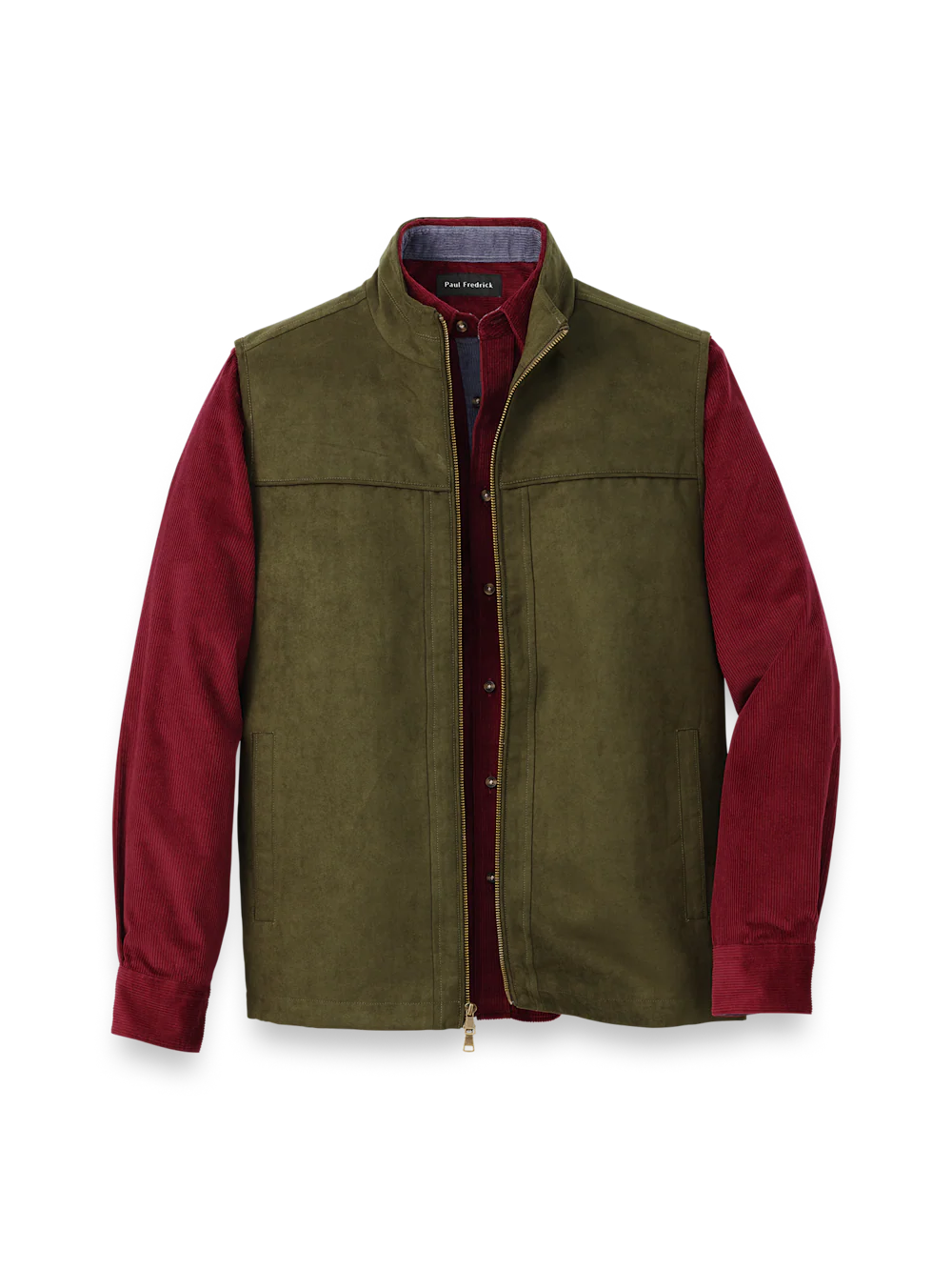 Microsuede Vest - Green