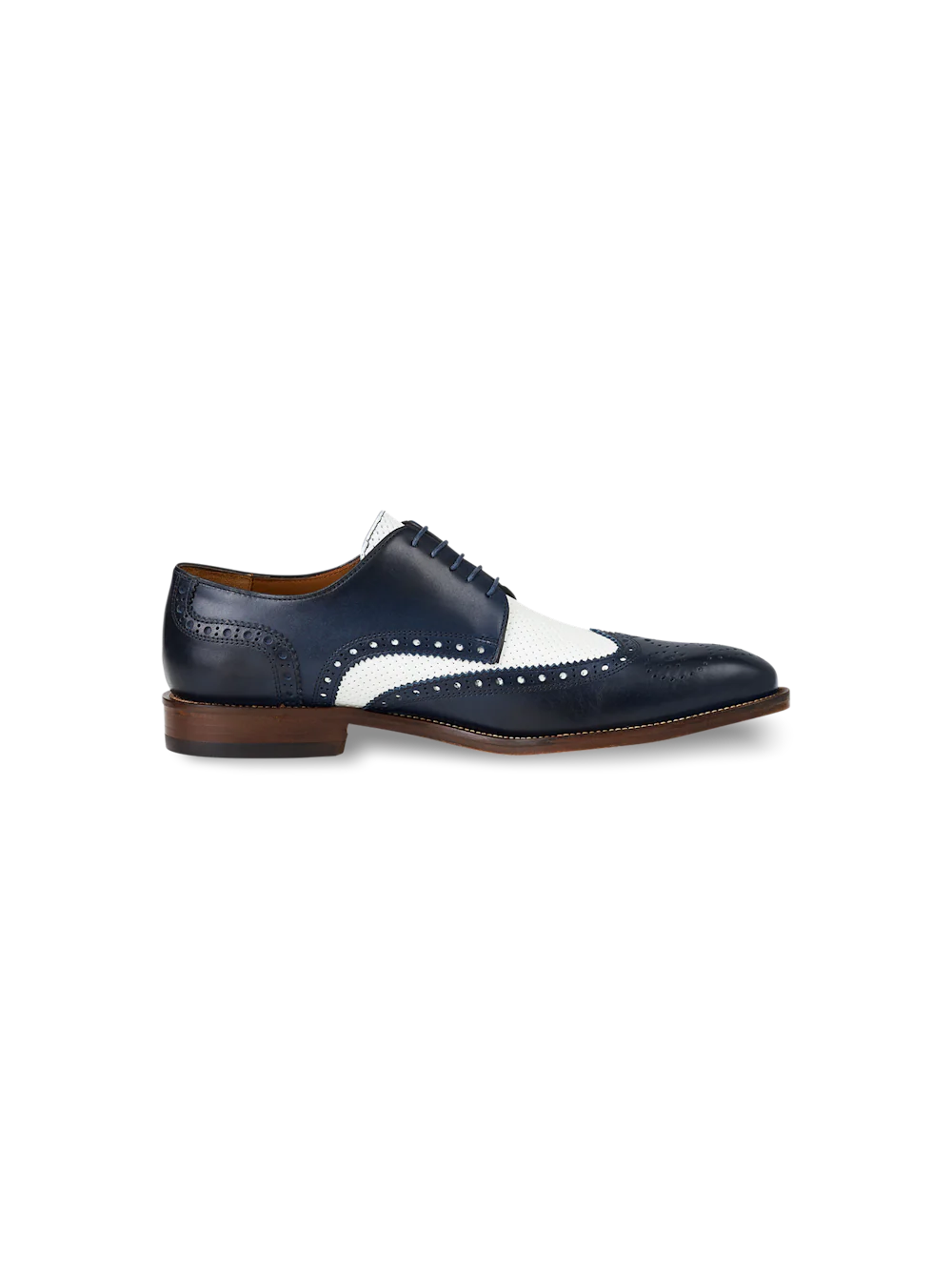 Morris Derby - Navy/white - Image 2
