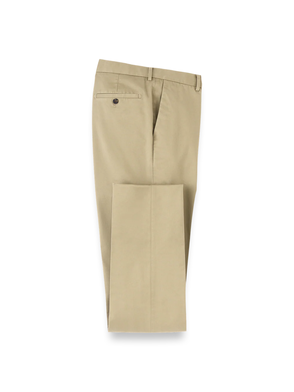 Non-Iron Cotton Stretch Twill Pant - Dark Khaki