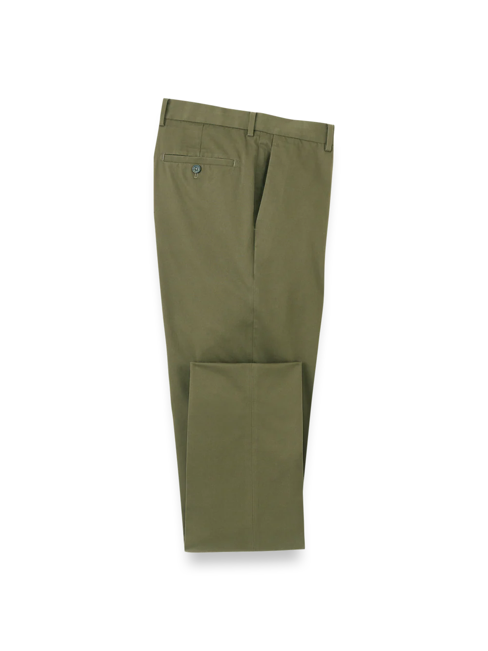 Non-Iron Cotton Stretch Twill Pant - Olive