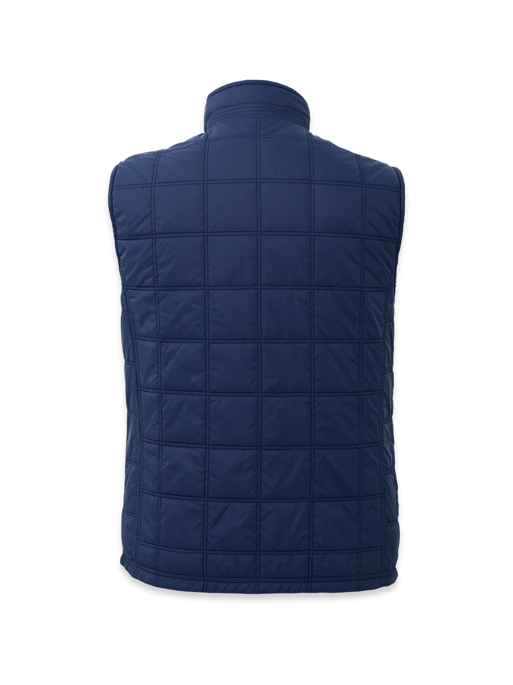 Nylon Quilted Vest - Navy - Image 4
