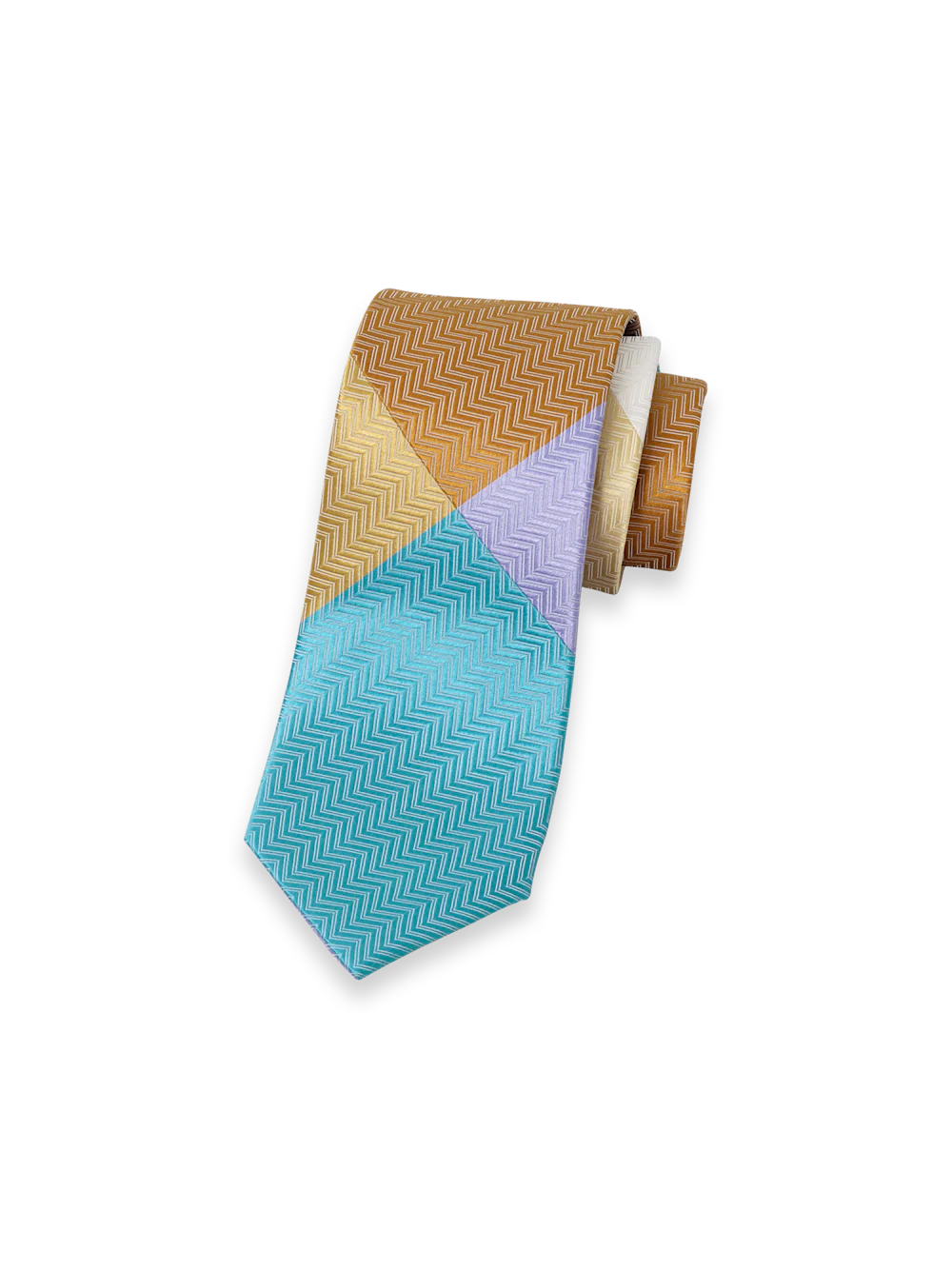 Patchwork Woven Silk Tie - Multi