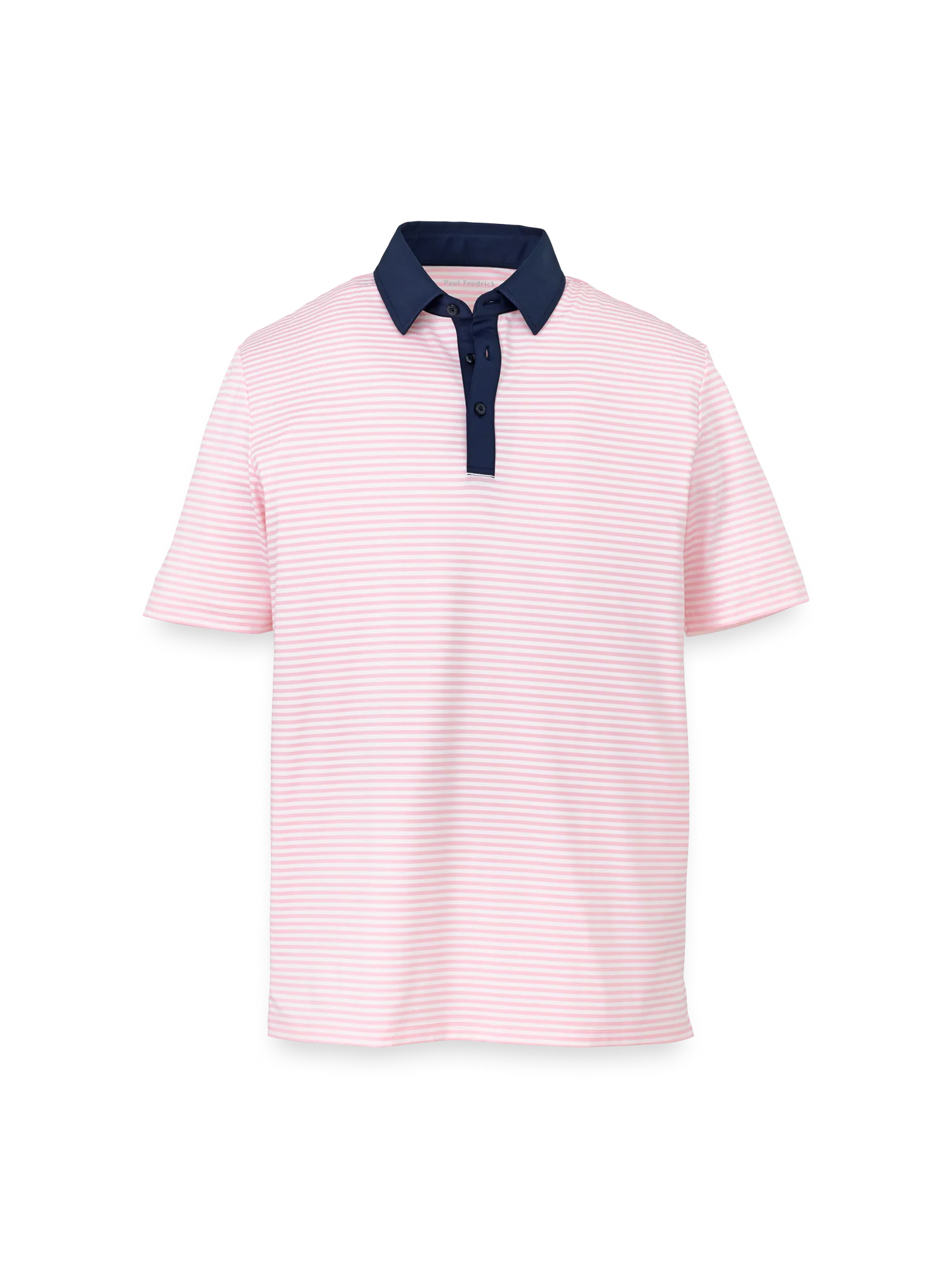Performance Blend Three Button Polo - Pink