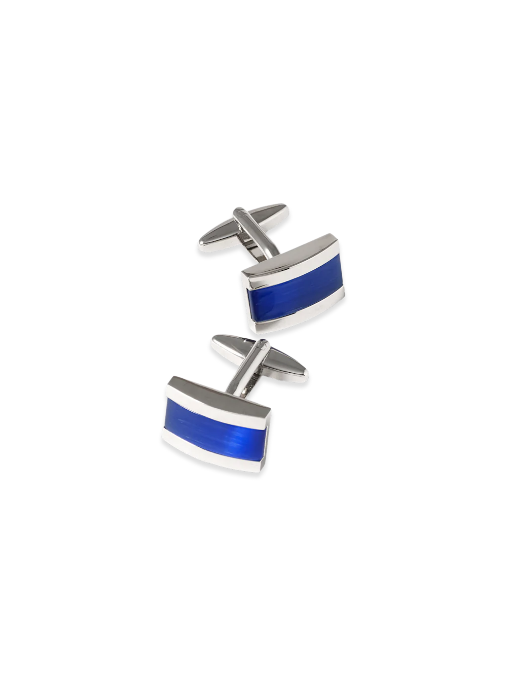 Semi Precious Stone Cufflink - Blue