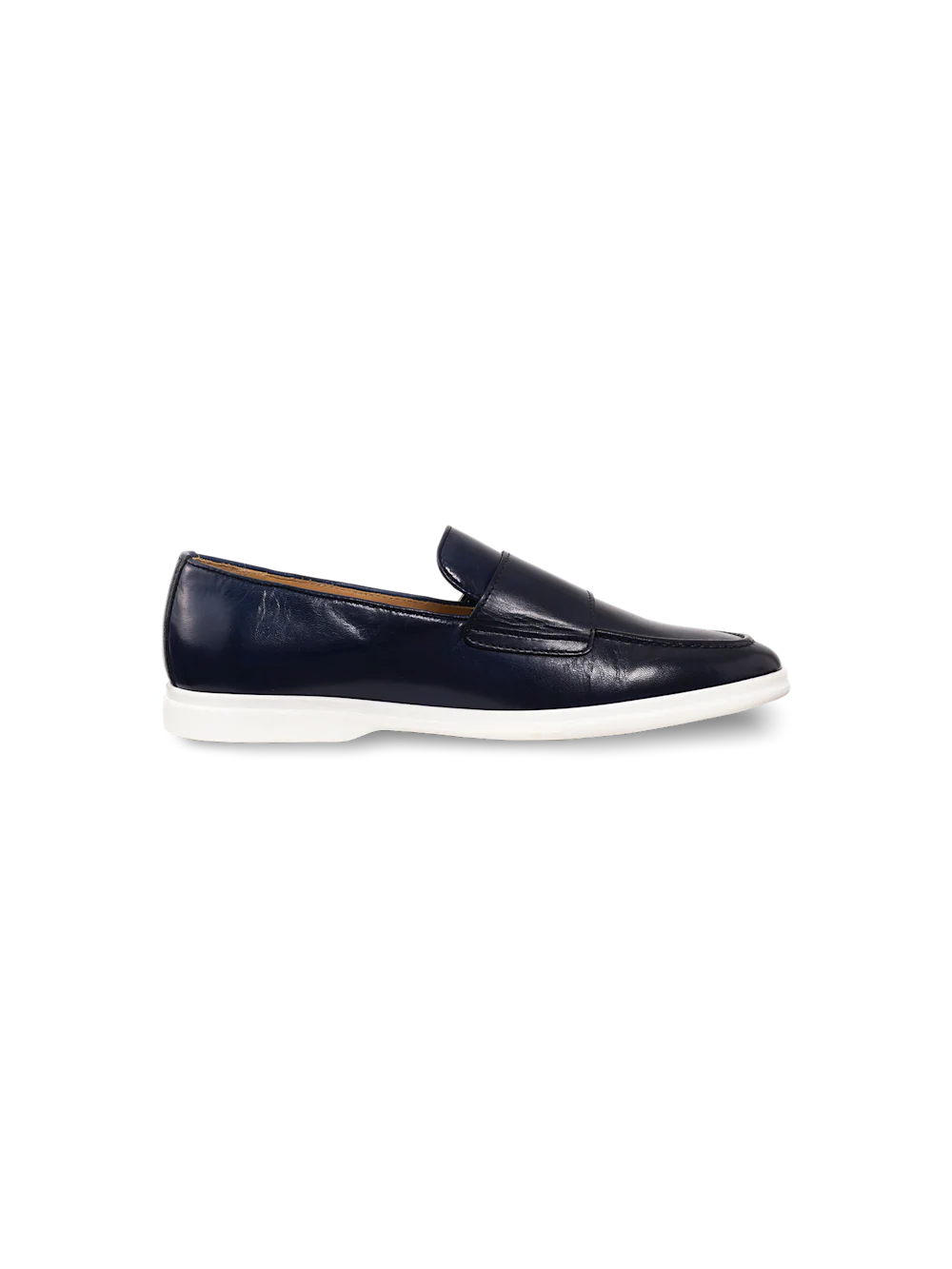 Simon Monk Strap Loafer - Navy - Image 2