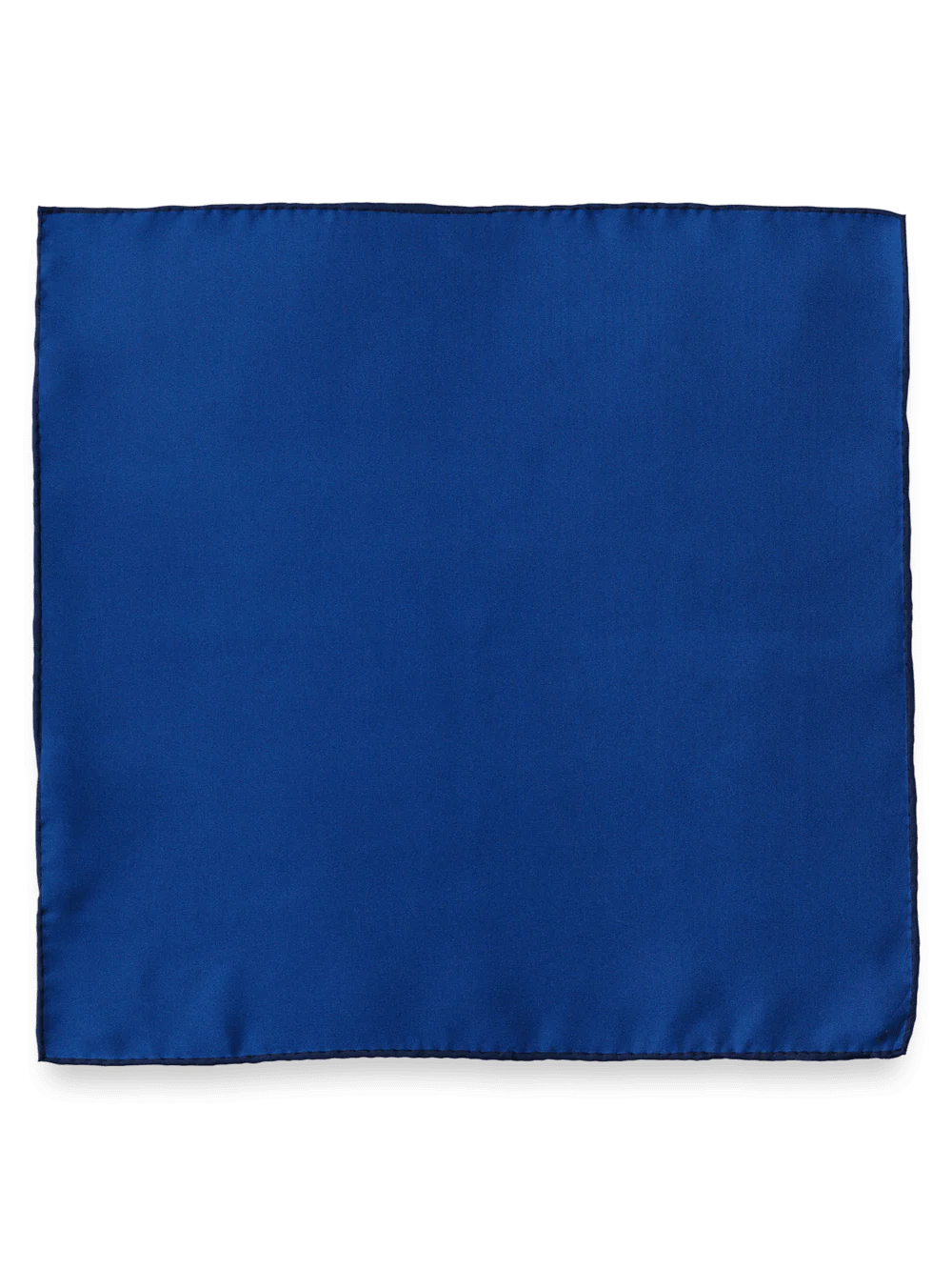 Solid Silk Pocket Square - Green - Image 2