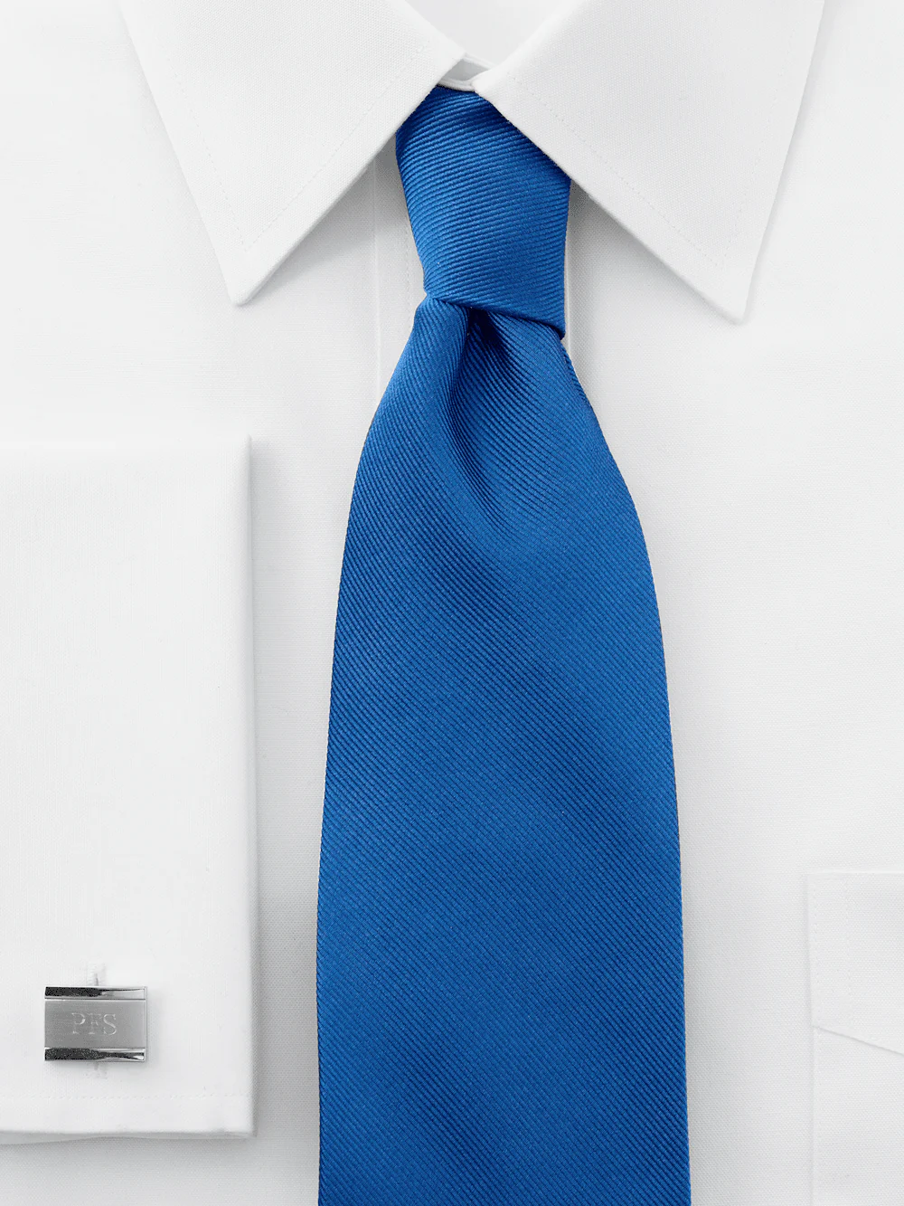 Solid Twill Woven Silk Tie - Lavender - Image 2