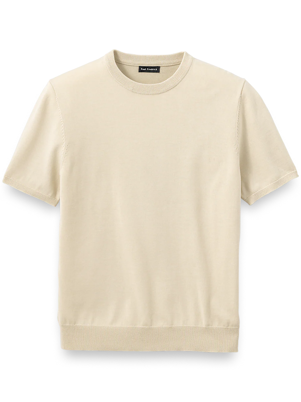 Supima Cotton Crew Neck Sweater - Ivory