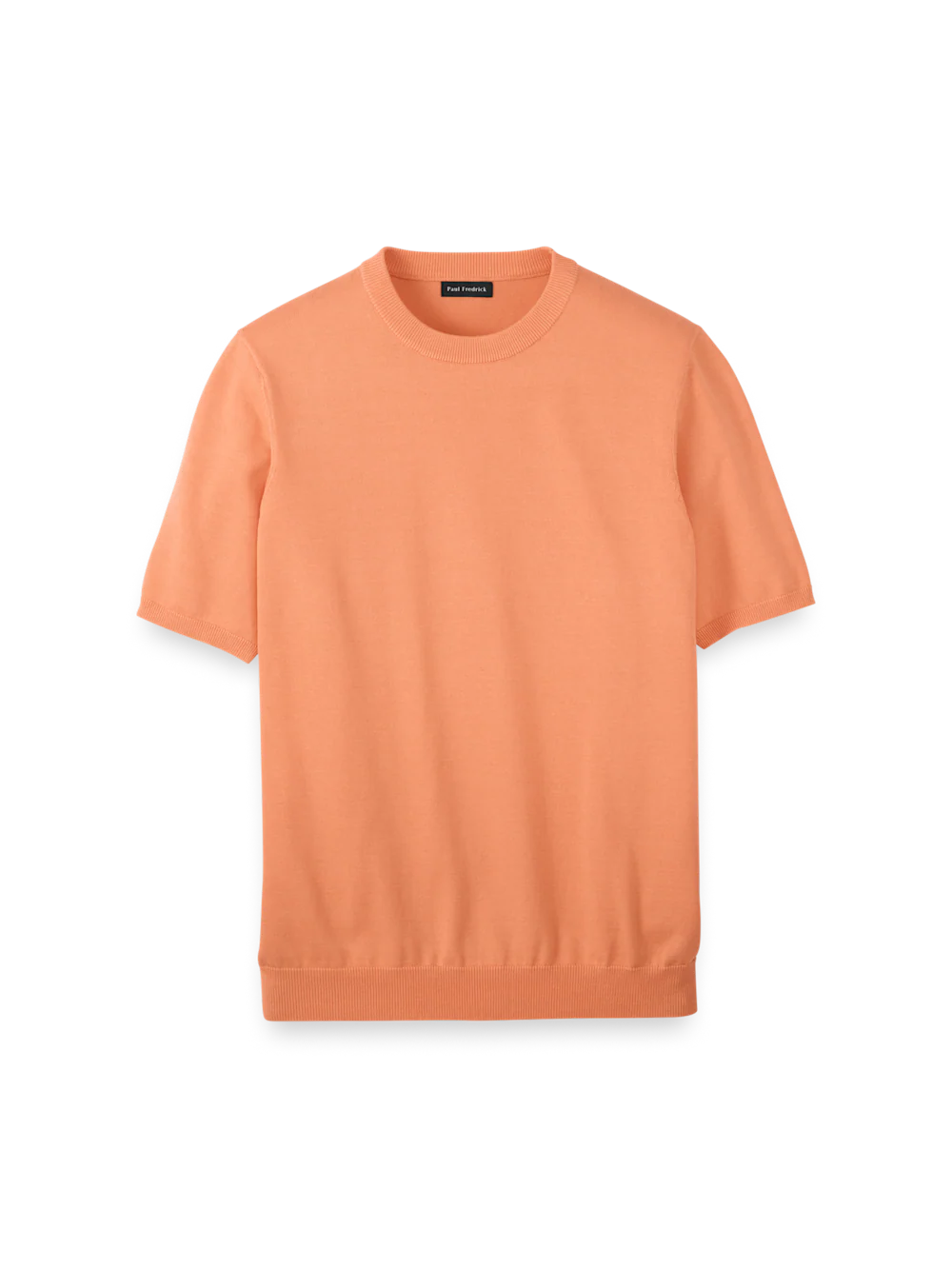 Supima Cotton Crew Neck Sweater - Coral