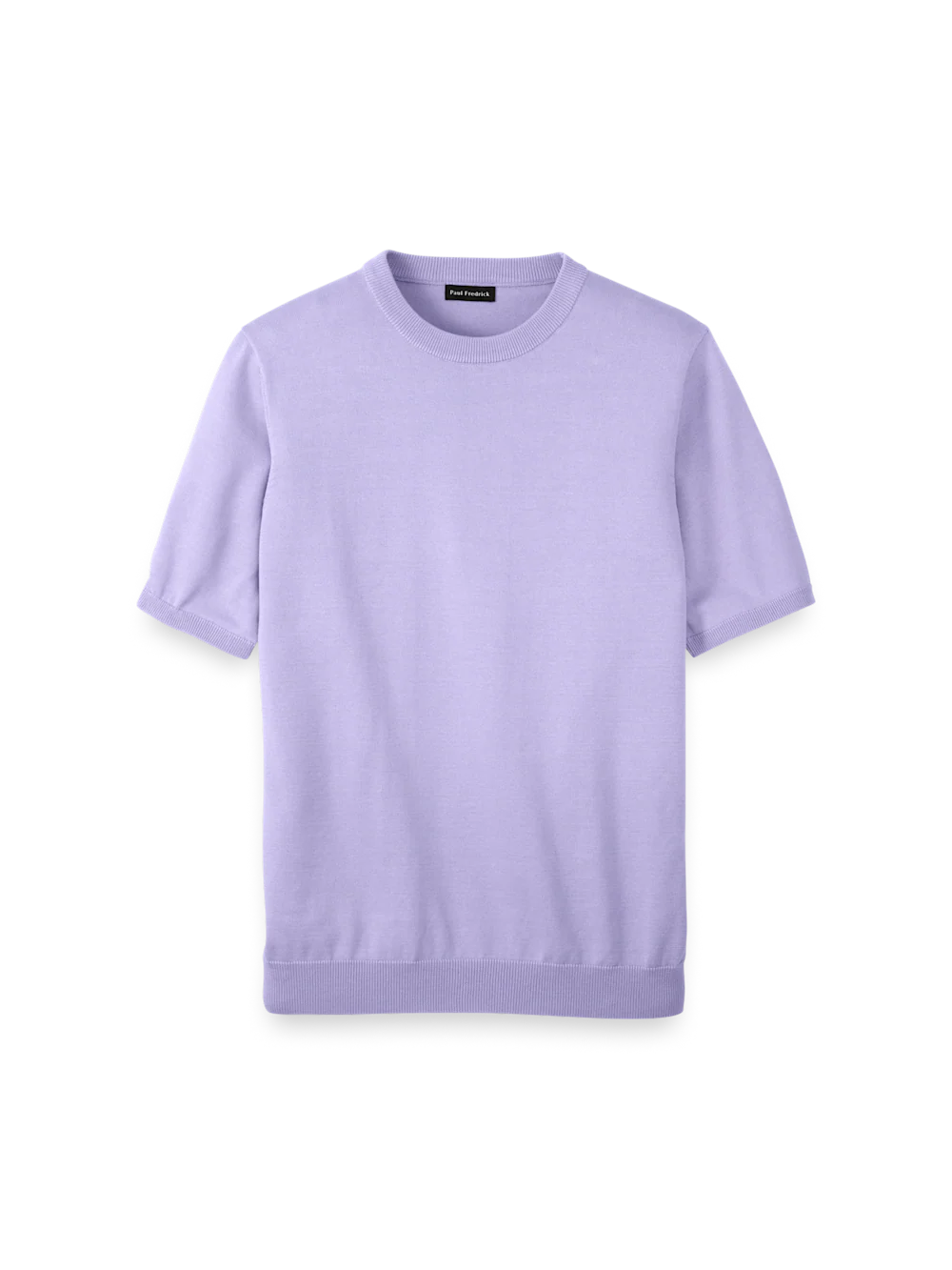 Supima Cotton Crew Neck Sweater - Lavender