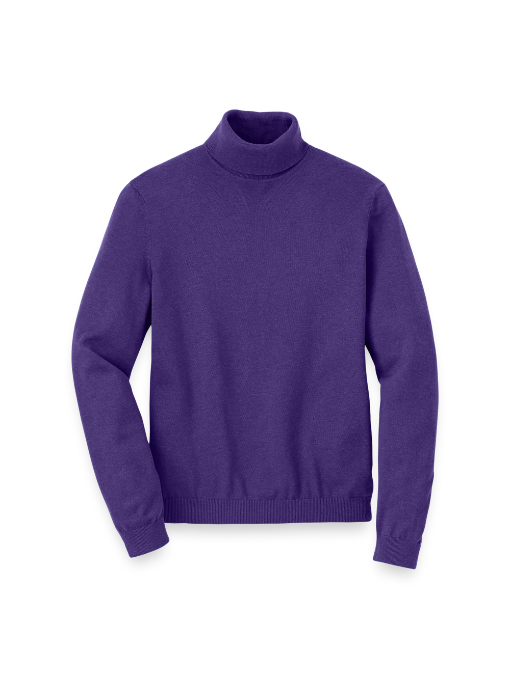 Supima Cotton Turtleneck - Purple