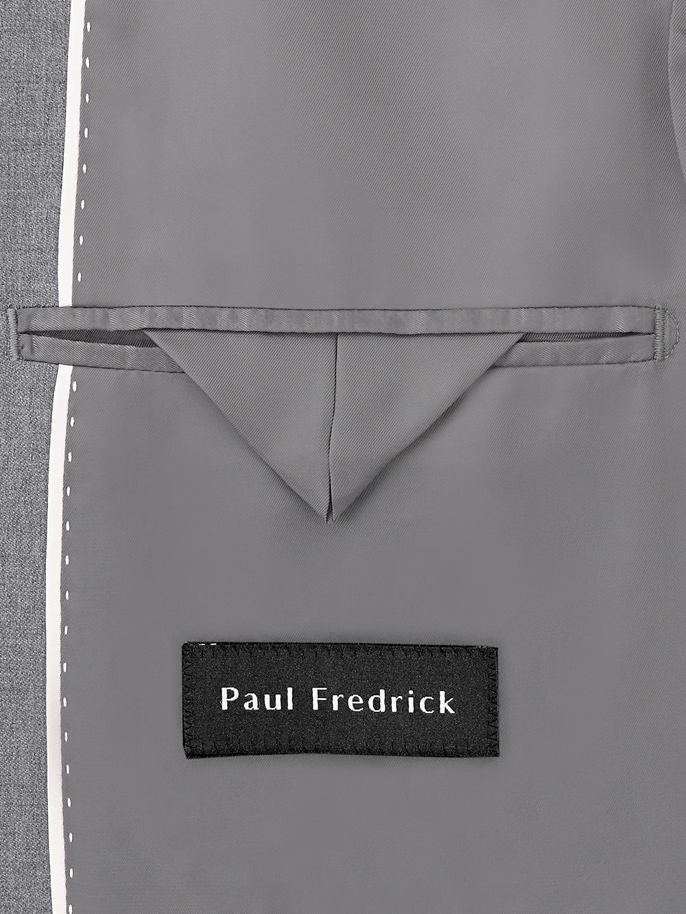 Tailored Fit Wool Travel Blazer - Navy - Image 3