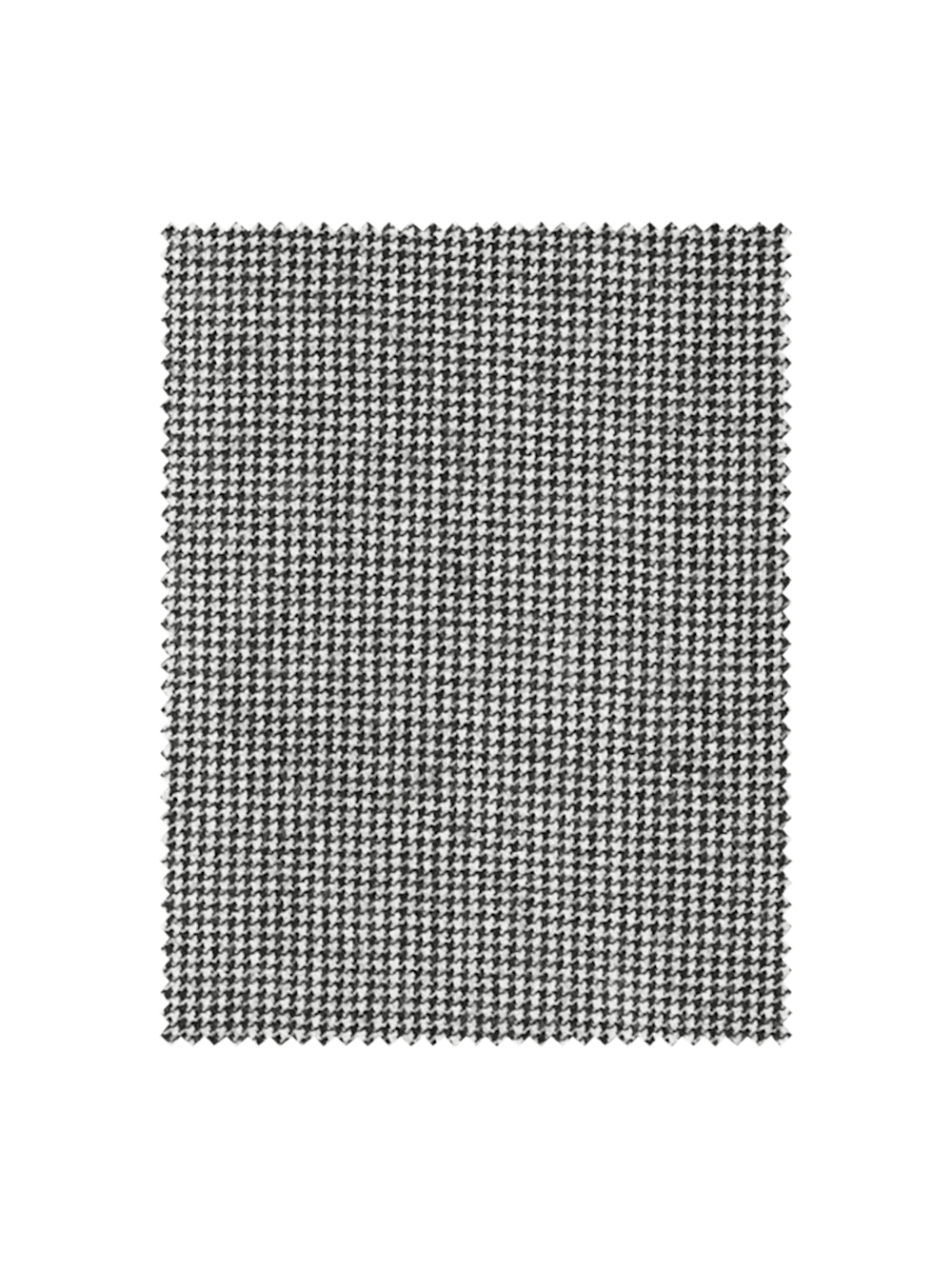 Wool Flannel Houndstooth Pants - Brown - Image 3