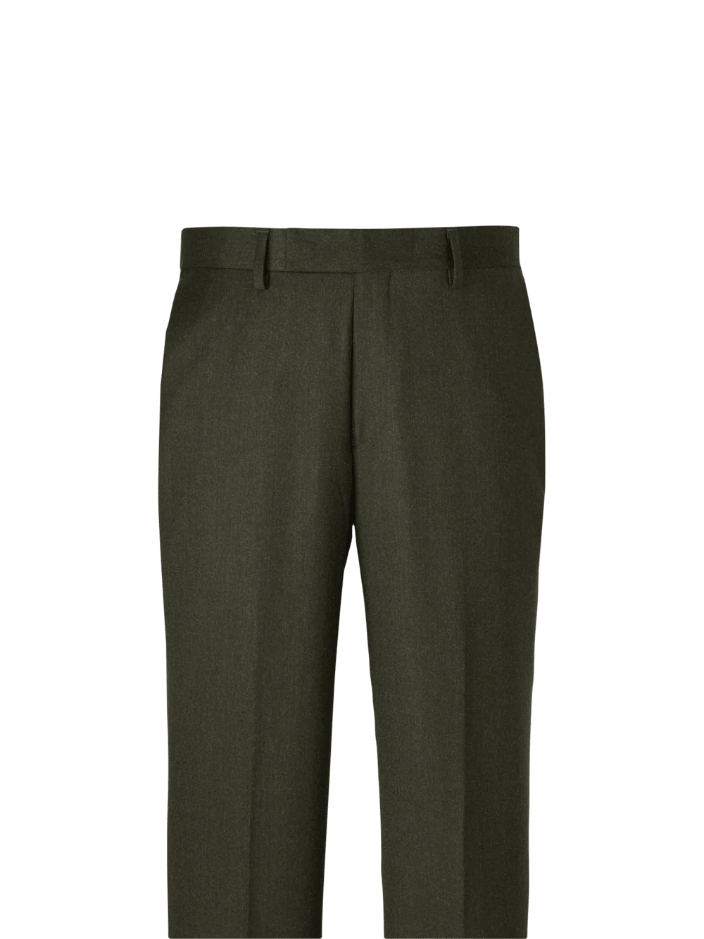 Wool Flannel Pants - Burgundy - Image 2