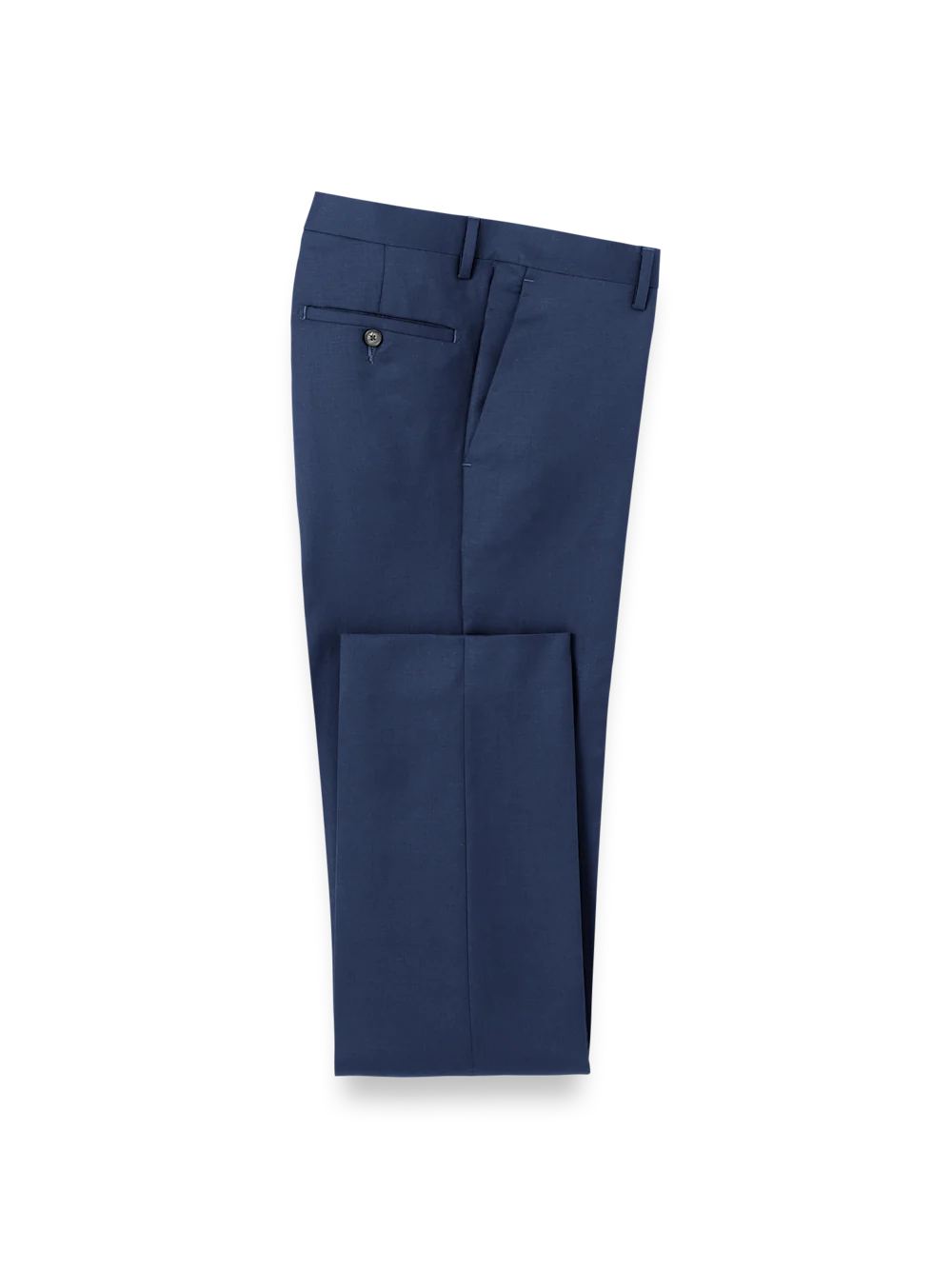 Wool Gabardine Pants - Bright Navy