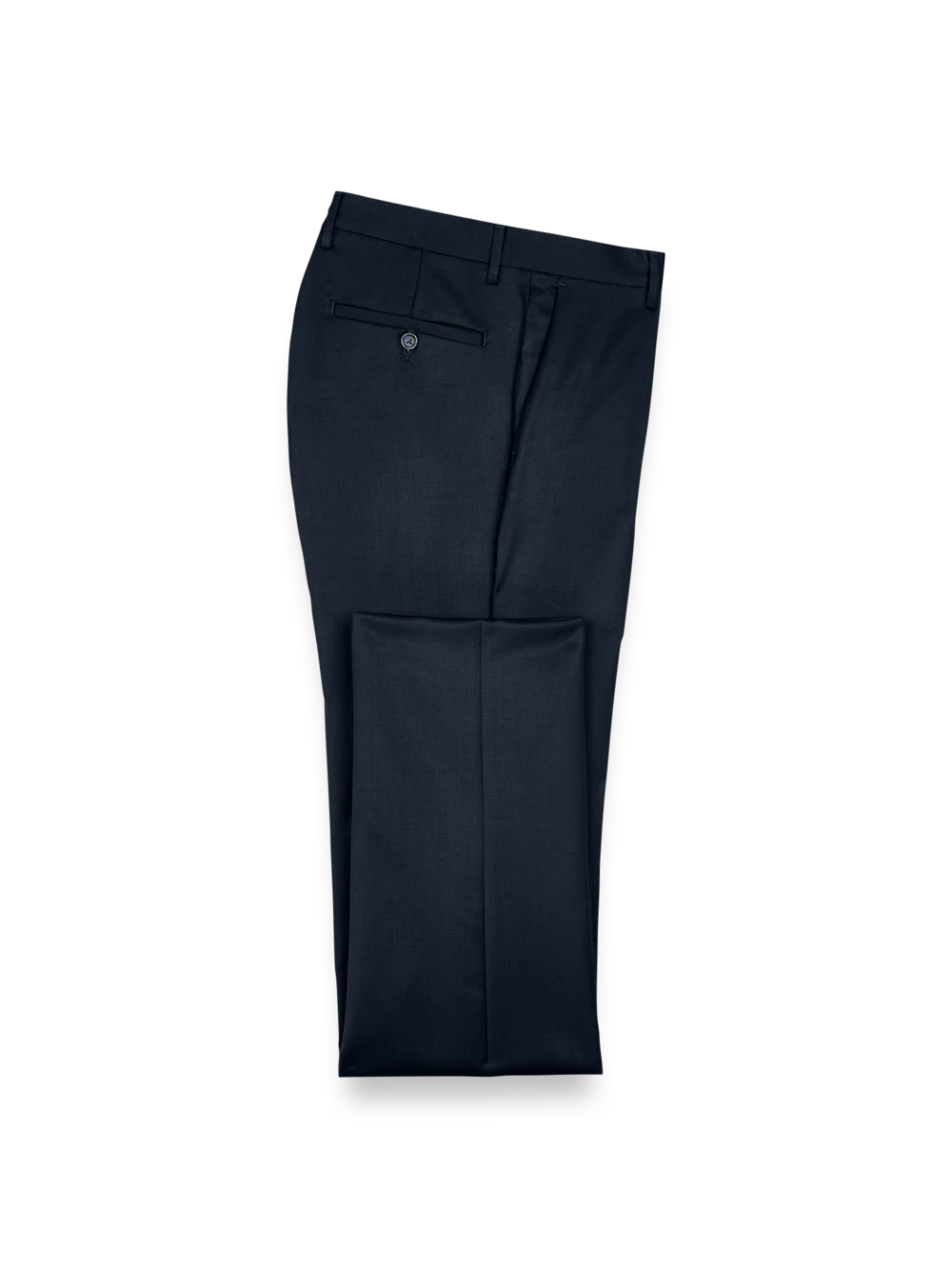 Wool Gabardine Pants - Dark Navy