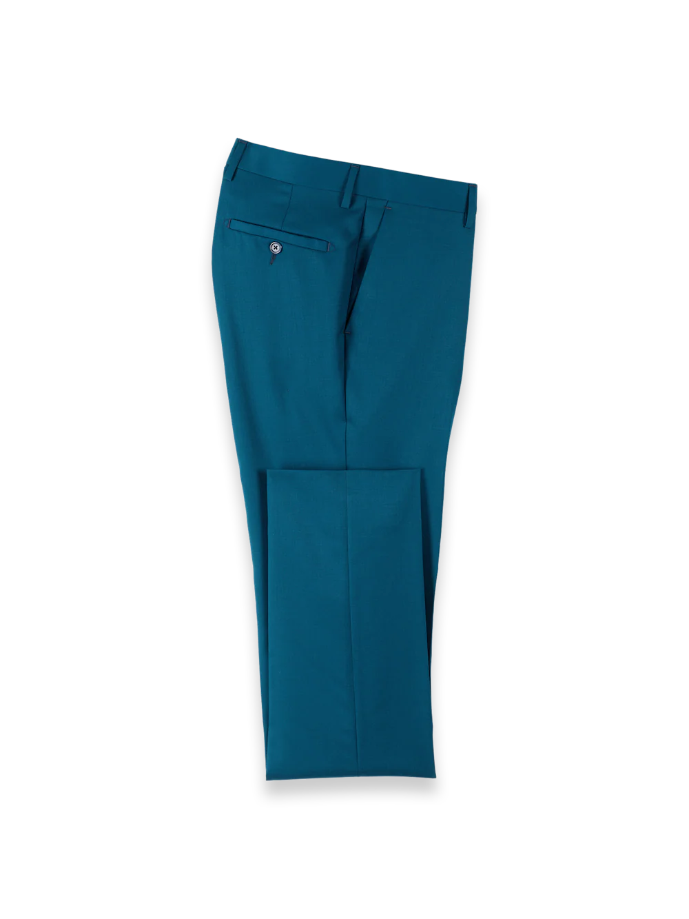 Wool Gabardine Pants - Dark Teal