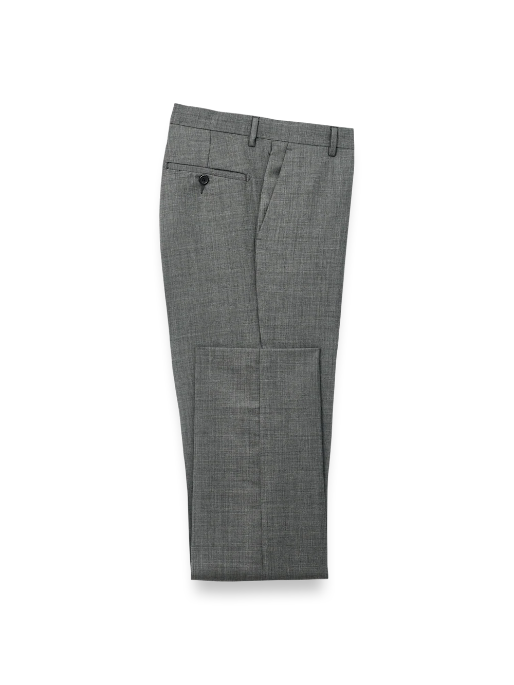 Wool Sharkskin Pants - Charcoal